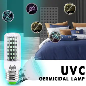 

Germicidal UVC Lamp Sterilizer E27/E14 LED UV Desinfection Lamp GU10 Ultraviolet Light Bulb Home Cleaning Supplies Health Care