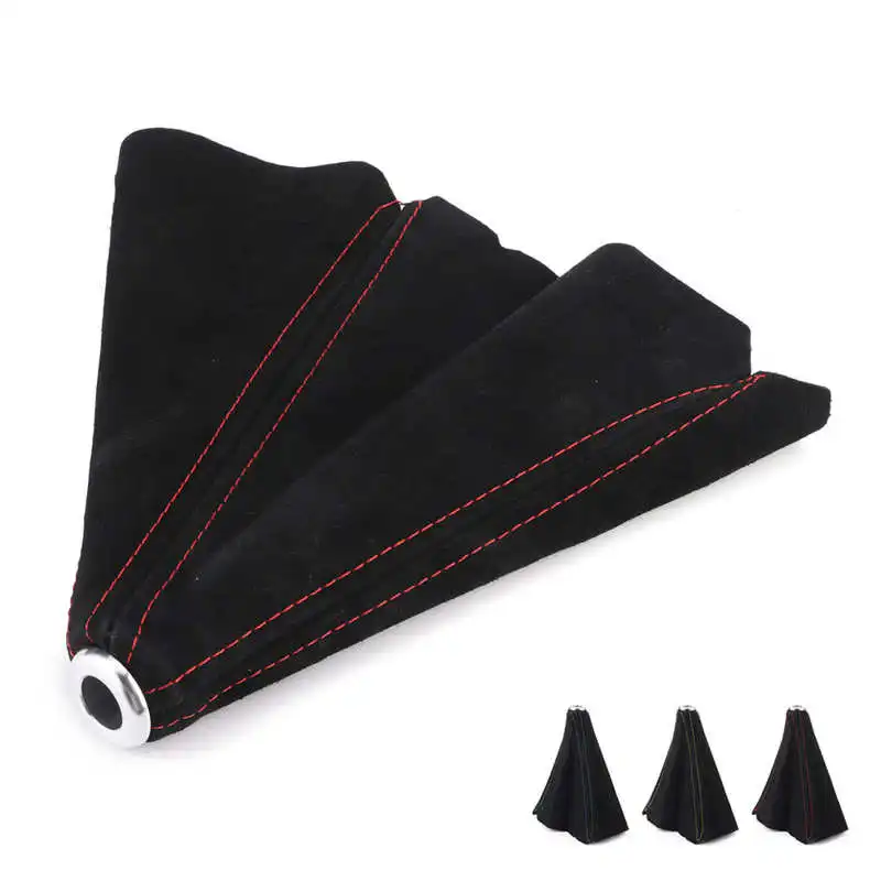 

car styling automobiles Shifter Lever Dust Cover Boot Gaiter Car Interior Suede Universal for Most Vehicles gear knob cover