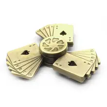 Покерный стиль ручной Спиннер цинковый сплав подшипник высокая скорость спиннинг игра рельеф игрушка