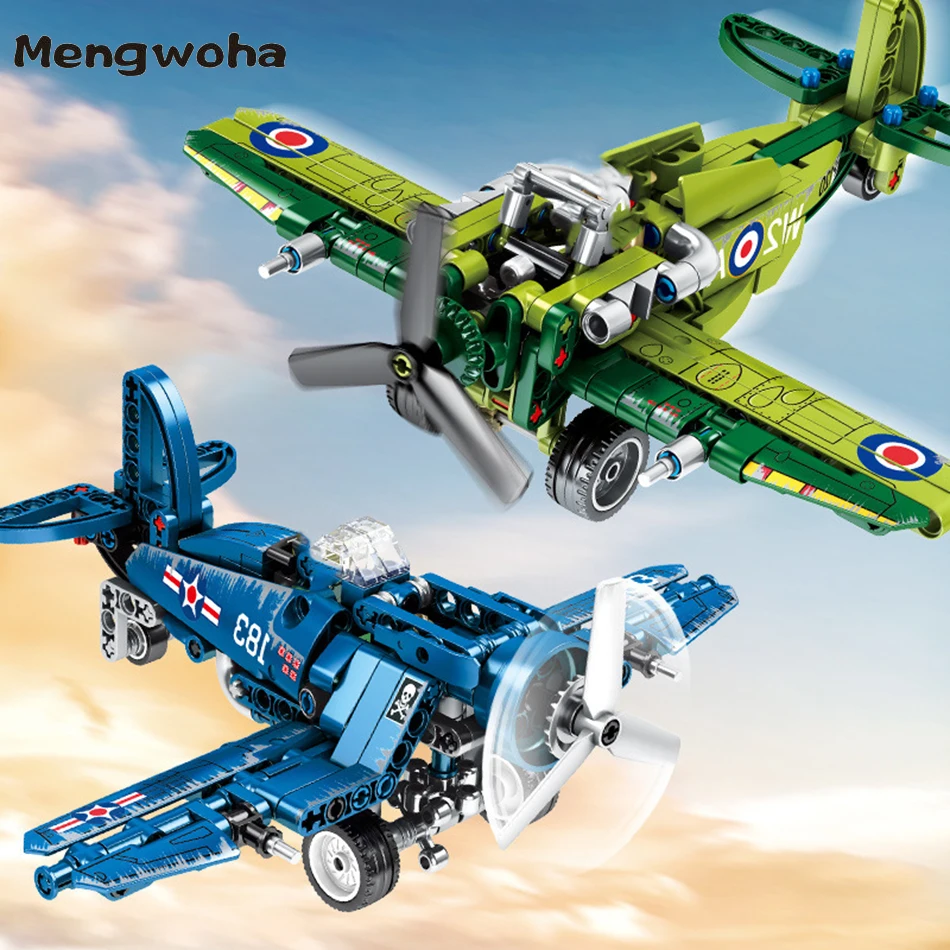 Preise 205 6 stücke Military US Flugzeug UK Kämpfer bausteine Legoinglys Armee WW2 technik ziegel Hubschrauber figur Spielzeug für Kinder