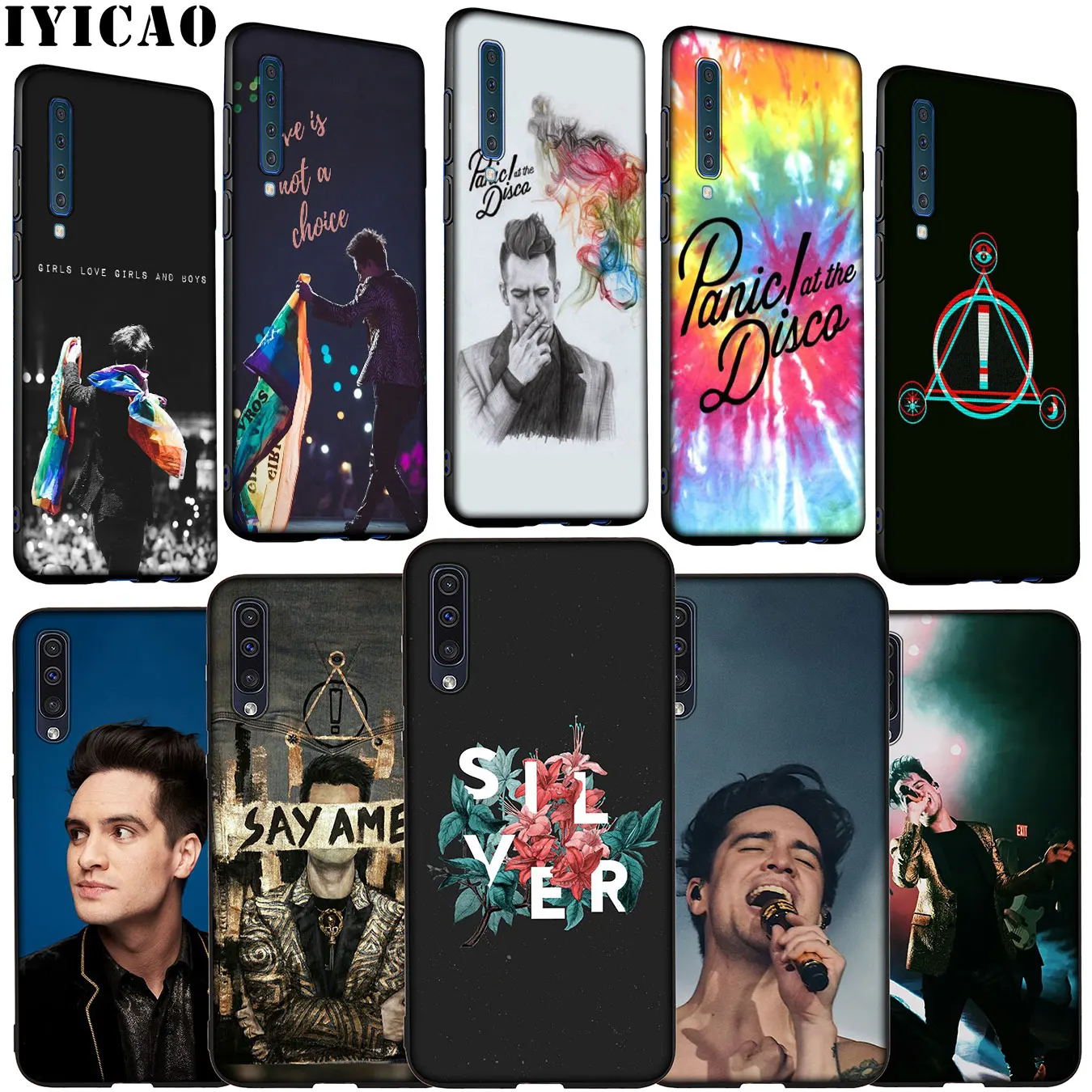 Panic! Panic At The Disco Soft Silicone Phone Case for Samsung Galaxy A70 A60 A50 A40 A30 A20 A10 M10 M20 M30 M40 A20E Cover |