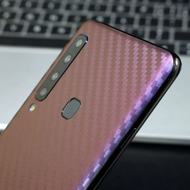 Наклейка для мобильного телефона, Аксессуары для samsung A8 Plus, углеродное волокно, пленка для samsung Galaxy A7 A8, цветная наклейка EEMIA