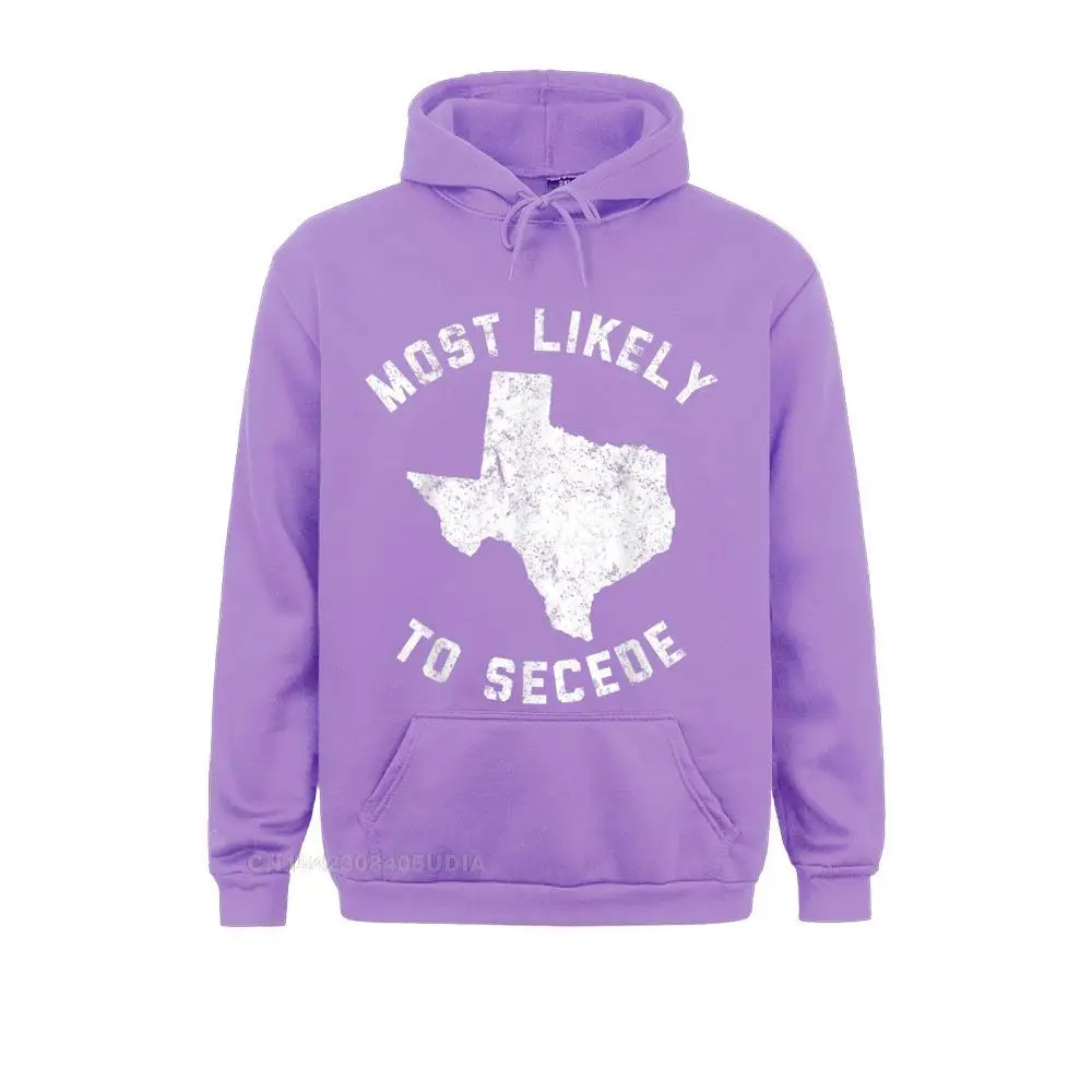 Hoodies Texas Most Likely To Secede Funny TX Tee Shirt__B7949 Hoods Summer Retro Normal Long Sleeve  Mens Sweatshirts Normal Texas Most Likely To Secede Funny TX Tee Shirt__B7949purple