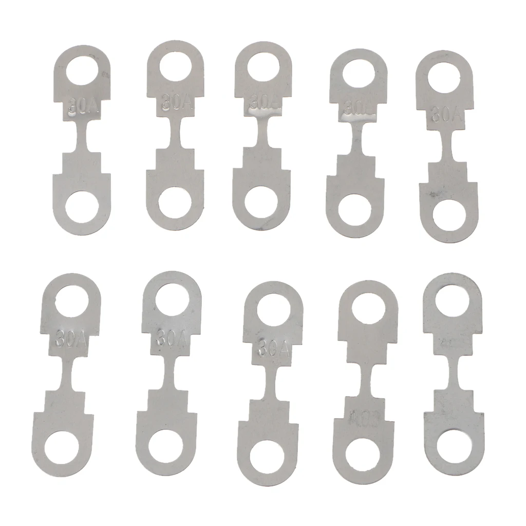 

10 Pieces Replacement Car Flat Fuse Strip for Volkswagen for Golf for Audi for SEAT for Skoda