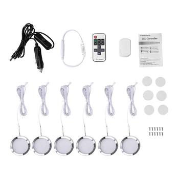 

TiOODRE 6Pcs Boat Camping Trailer Lights Interior Lighting LED Spot Light Van Camper Caravan Lights Motorhome 12V LED Lights