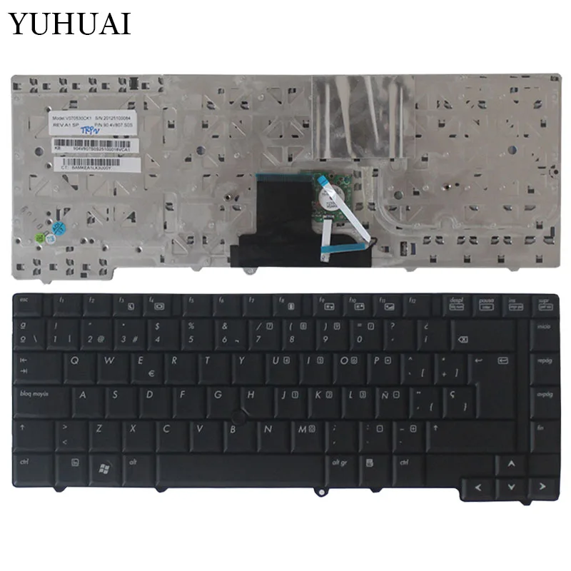 Новая испанская клавиатура для ноутбука hp 8530 8530W 8530P SP Клавиатура