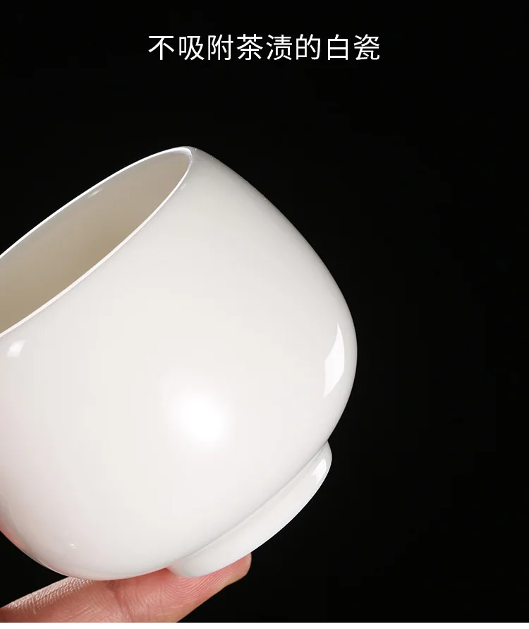 Белый фарфор Dehua teacup можно приобрести в одном или нескольких наборах