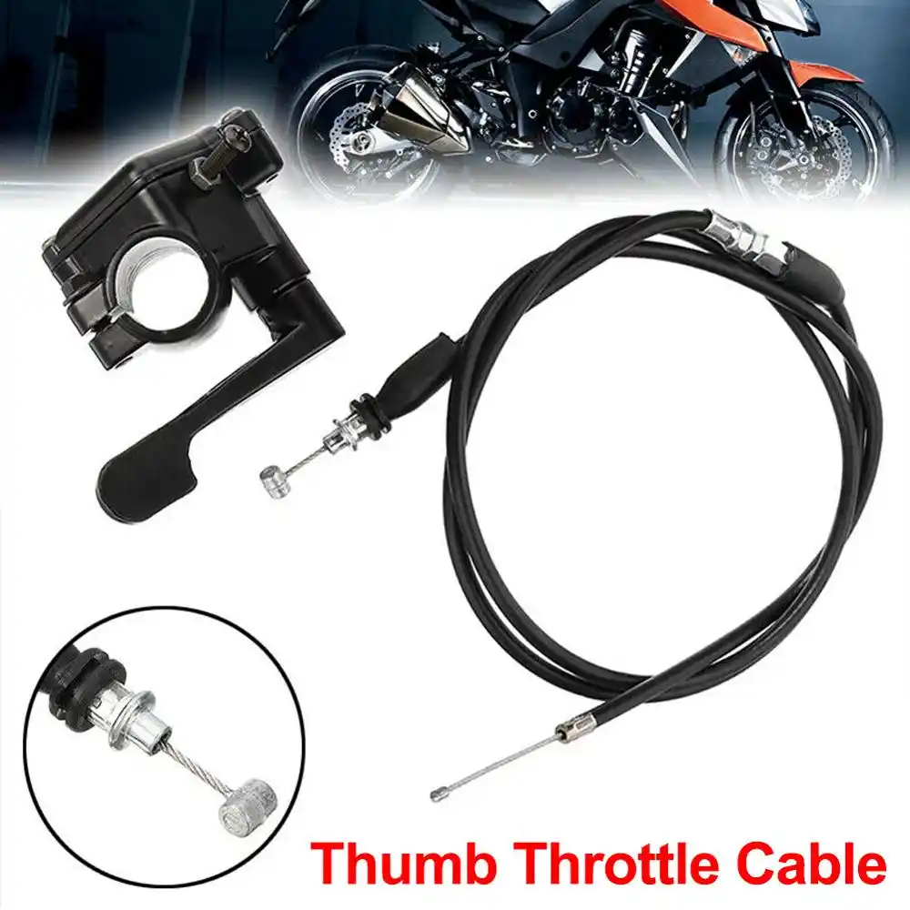 thumb throttle for motorized bicycle
