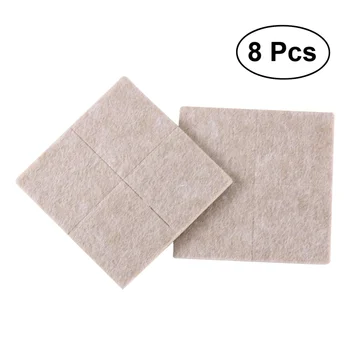 

8pcs Square Felt Pads 4cm Floor Protector Pads Furniture Mats Chair Feet Pads for Bar Kitchen