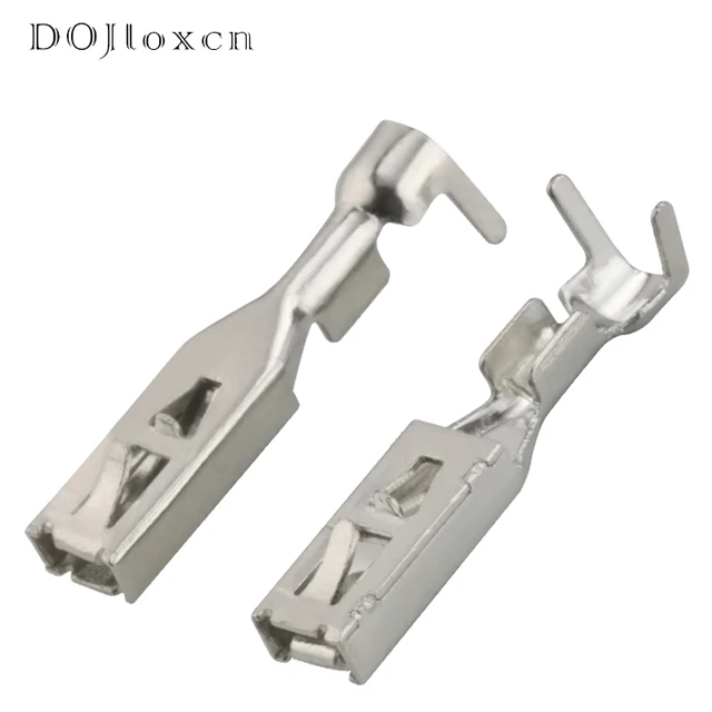 20/50/100/200 Pcs 2.8 Series H62 Wiring Tinned Copper Terminals Automotive Female Connector For Audi VW DJ625B-2.8*0.8A 962883 female