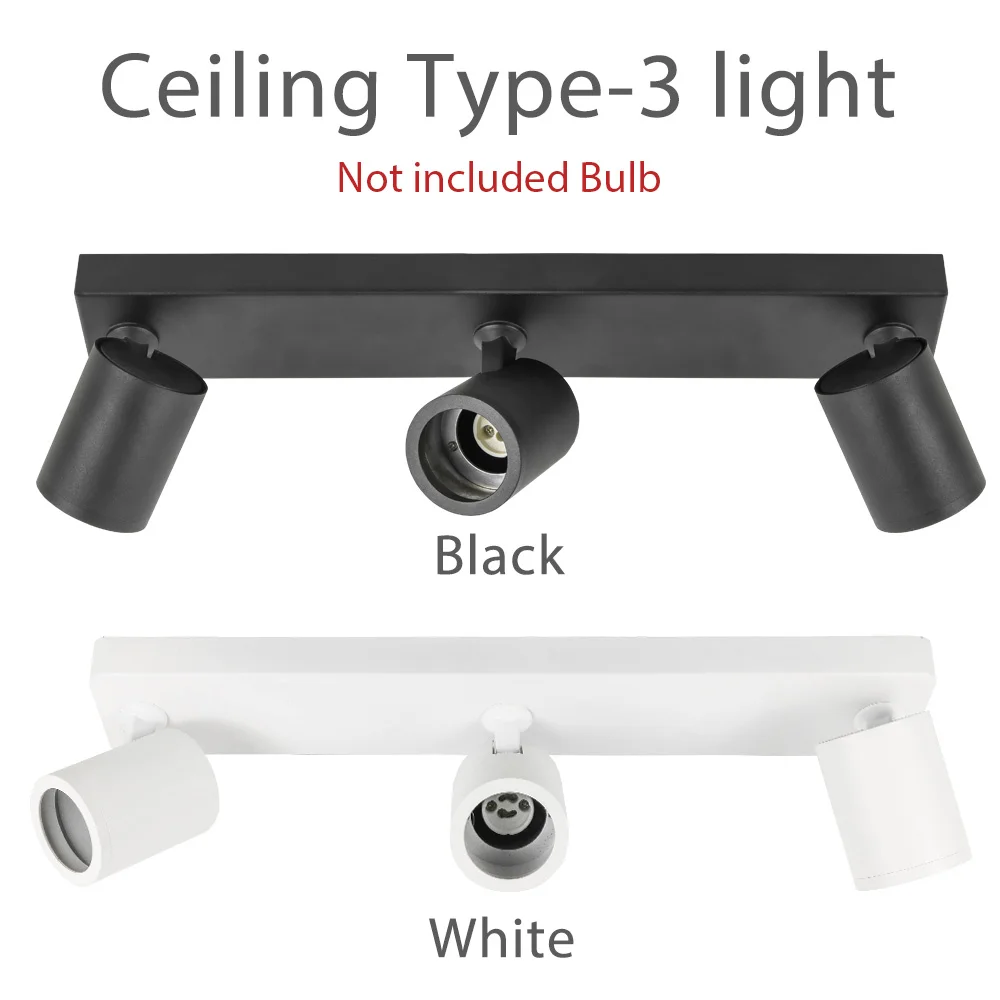 Ceiling Type 3 light 2 3 4 провода GU10 потолочный светильник с регулируемой системой алюминиевый корпус рельсовый светильник s сценическое шоу домашний Точечный светильник магазин одежды - Испускаемый цвет: Ceiling Type 3 light