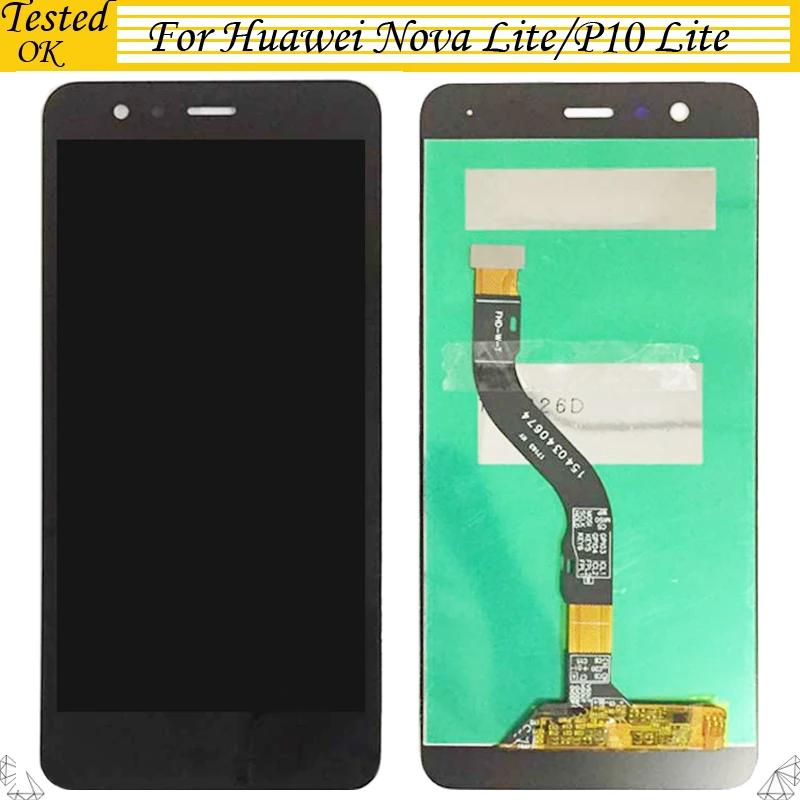 10 шт./лот для Huawei P10 Lite дисплей сенсорный экран NOVA ЖК-дисплей дигитайзер сборка |