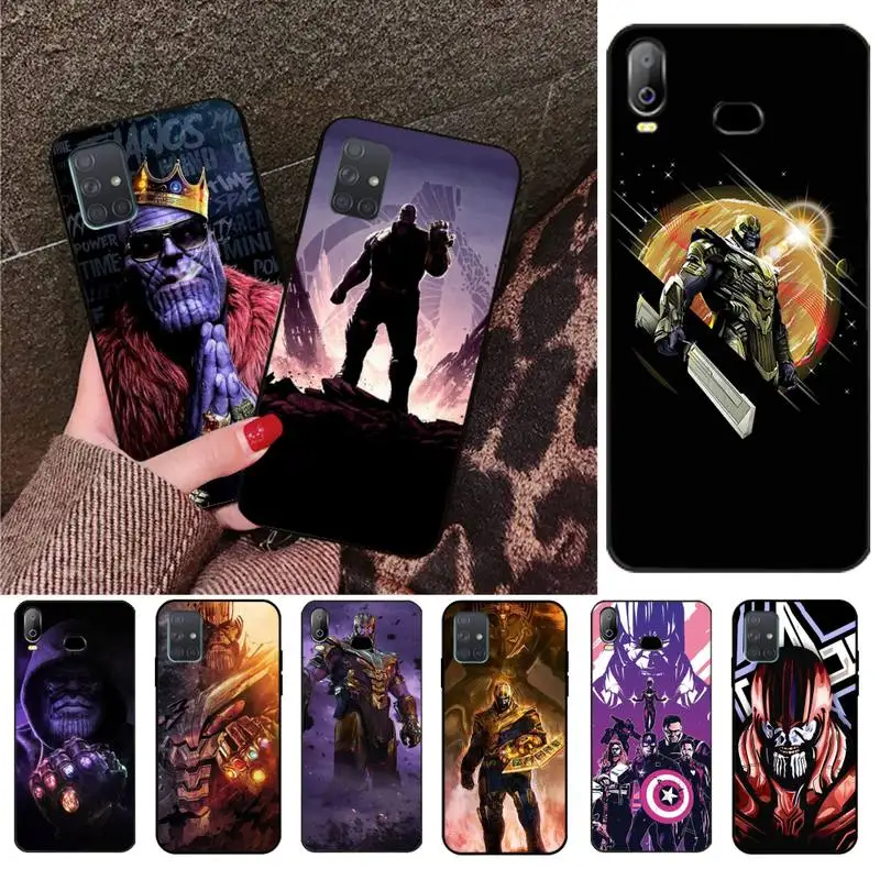 Горячая Распродажа мягкий силиконовый чехол для телефона из ТПУ Marvel танос Samsung A10
