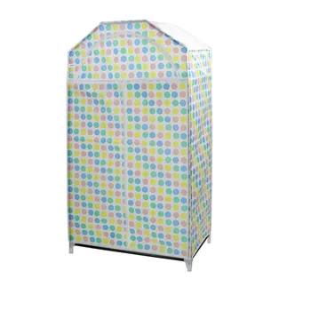 

Finether combination of reinforced folding cloth wardrobe easy cloth steel frame single cloth wardrobe storage assembly folding