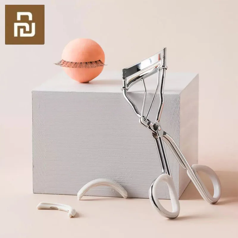 

Youpin JotunJudy Metal Eyelash Curler Fits The Eye Shape Soft Rubber Protection Low Pressure Long-lasting Curl