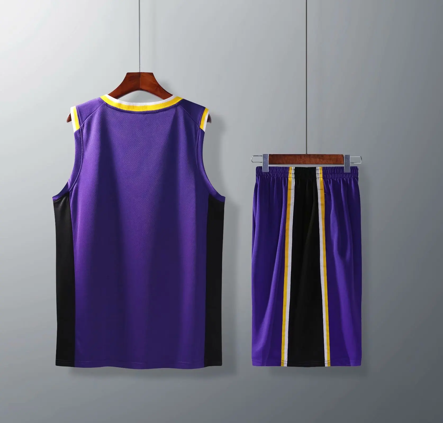18-19 стиль Лейкерс НБА Баскетбол Одежда Костюм Спортивная одежда Кастомизация индивидуального персонажа игры Джерси T