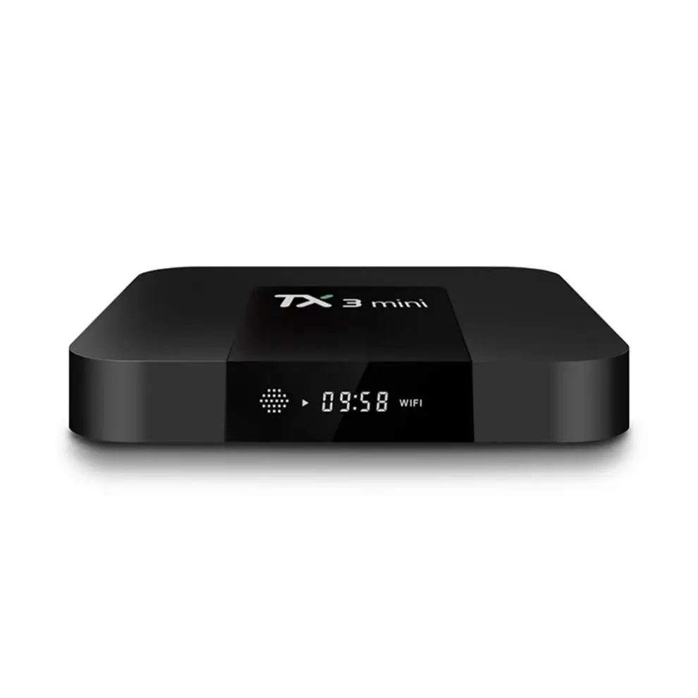 TX3 Мини Android 7,1 Смарт ТВ приставка 1 ГБ 8 ГБ Amlogic S905W четырехъядерный ТВ приставка H.265 4K WiFi медиаплеер
