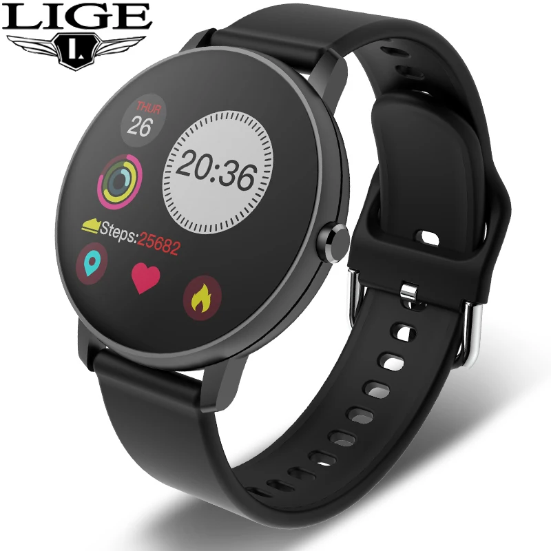 LIGE 2020 новые модные smart watch для мужчин и женщин водонепроницаемый сердечного ритма
