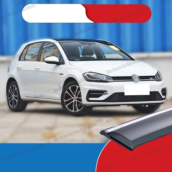 

Lsrtw2017 Abs Car Window Rain Shield Rainproof Strip for Volkswagen Golf Mk7 2012 2013 2014 2015 2016 2017 2018 2019 Accessories