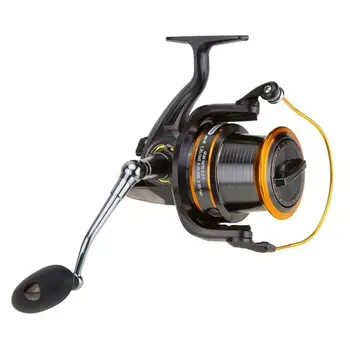 

Fishing Wheel Practical Durable Metal Alloy 12+1BB Spool Gear Spinning Wheel Gray Gold