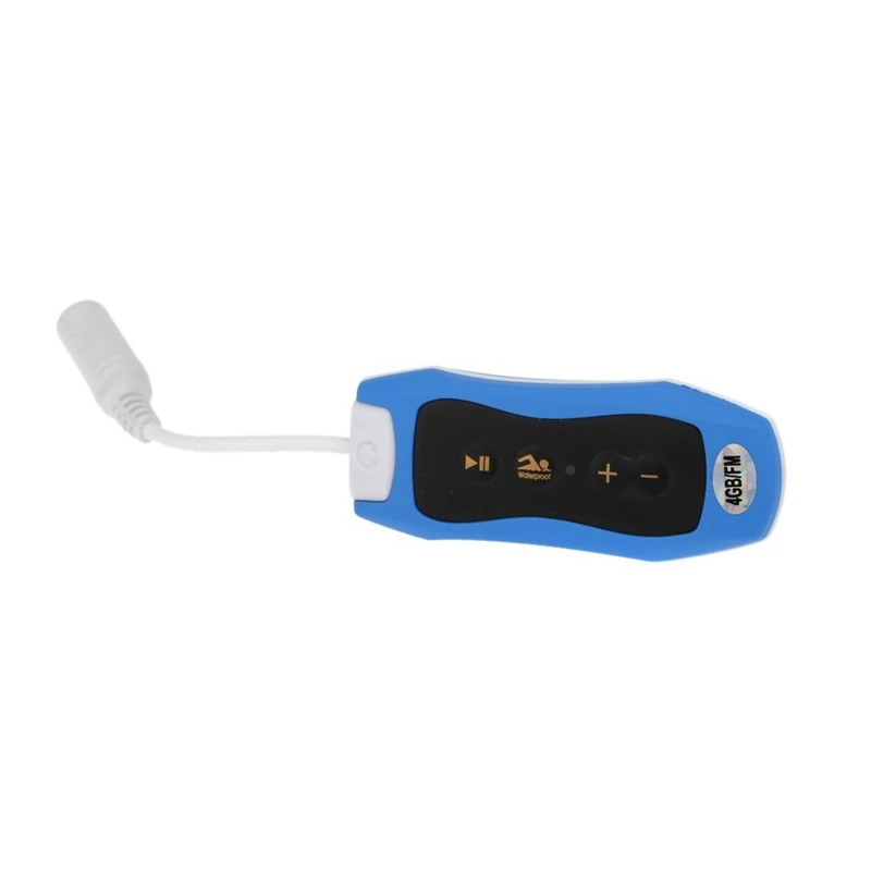 

4GB IPX6 Sport Waterproof MP3 Player FM Radio for Swimming/ Running Underwater Jogging/ SPA+ Waterproof Earhook Headset Earpho