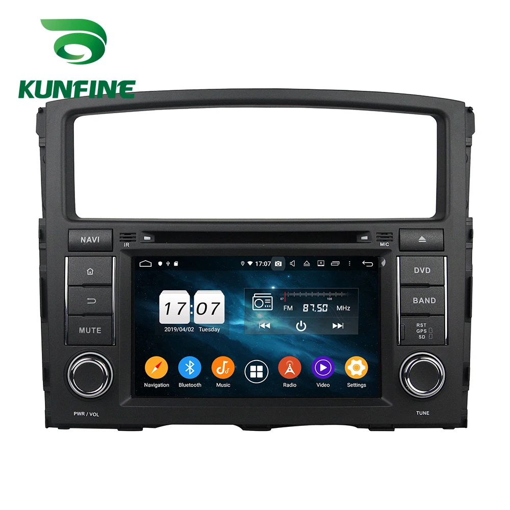 Excellent Android 9.0 Octa Core 4GB RAM 64GB ROM Car DVD GPS Navigation Multimedia Player Car Stereo for Mitsubishi Pajero 2006-2012 Radio 1
