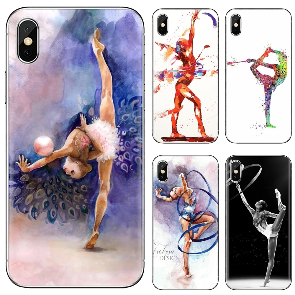 Цветная лента с гимнастическим движением для Huawei Y6 Y5 2019 Xiaomi Redmi Note 4 5 6 7 8 Pro Mi A1 A2 A3 6X