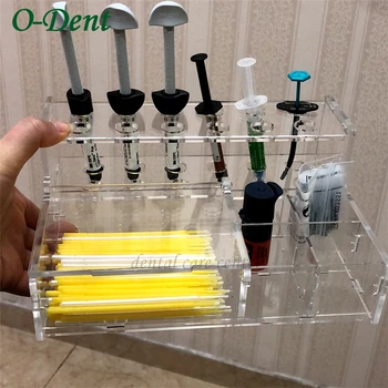 

Dental Acrylic Organizer For Syringe Resin Adhesive Applicator composite holder