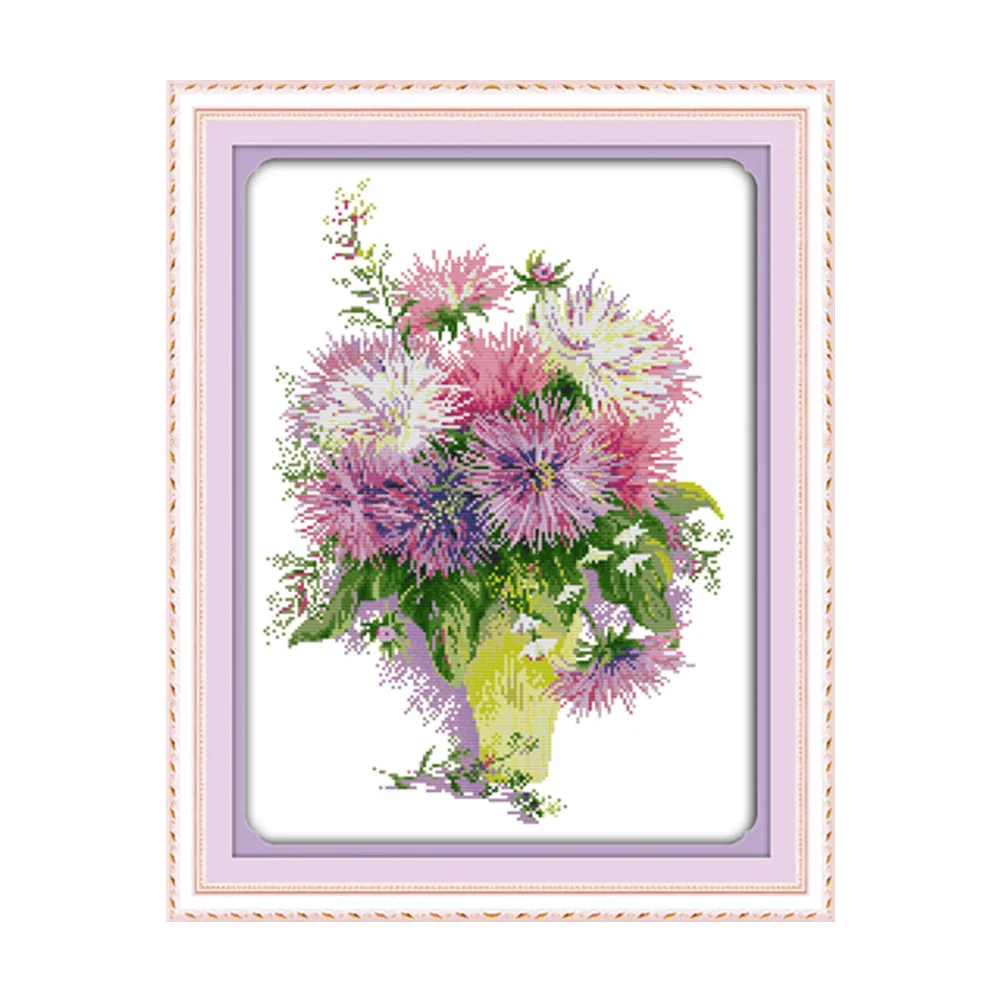 Набор для вышивки крестиком цветы|handmade needlework|embroidery diycross stitch kits |