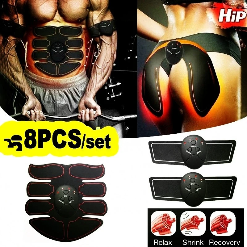 Fitness Abdominal Muscle Trainer Press Stimulator Gym Equipment training apparatus Body Slimming Shaper Machine Exerciser-5