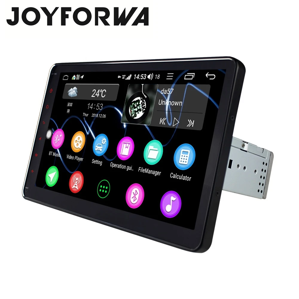 Discount 10.1" 1Din 1280*720 Android 8.1 Car Stereo Radio Multimedia Player for Volkswagen/Skoda/Seat DSP GPS Zlink Subwoofer DVR OBD DAB 3