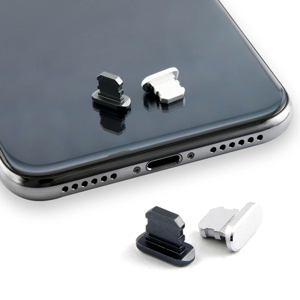 Аксессуары для телефонов для устройств Apple, порт для зарядки, мини цветная крышка, Универсальный алюминиевый сплав, защитные Заглушки против пыли