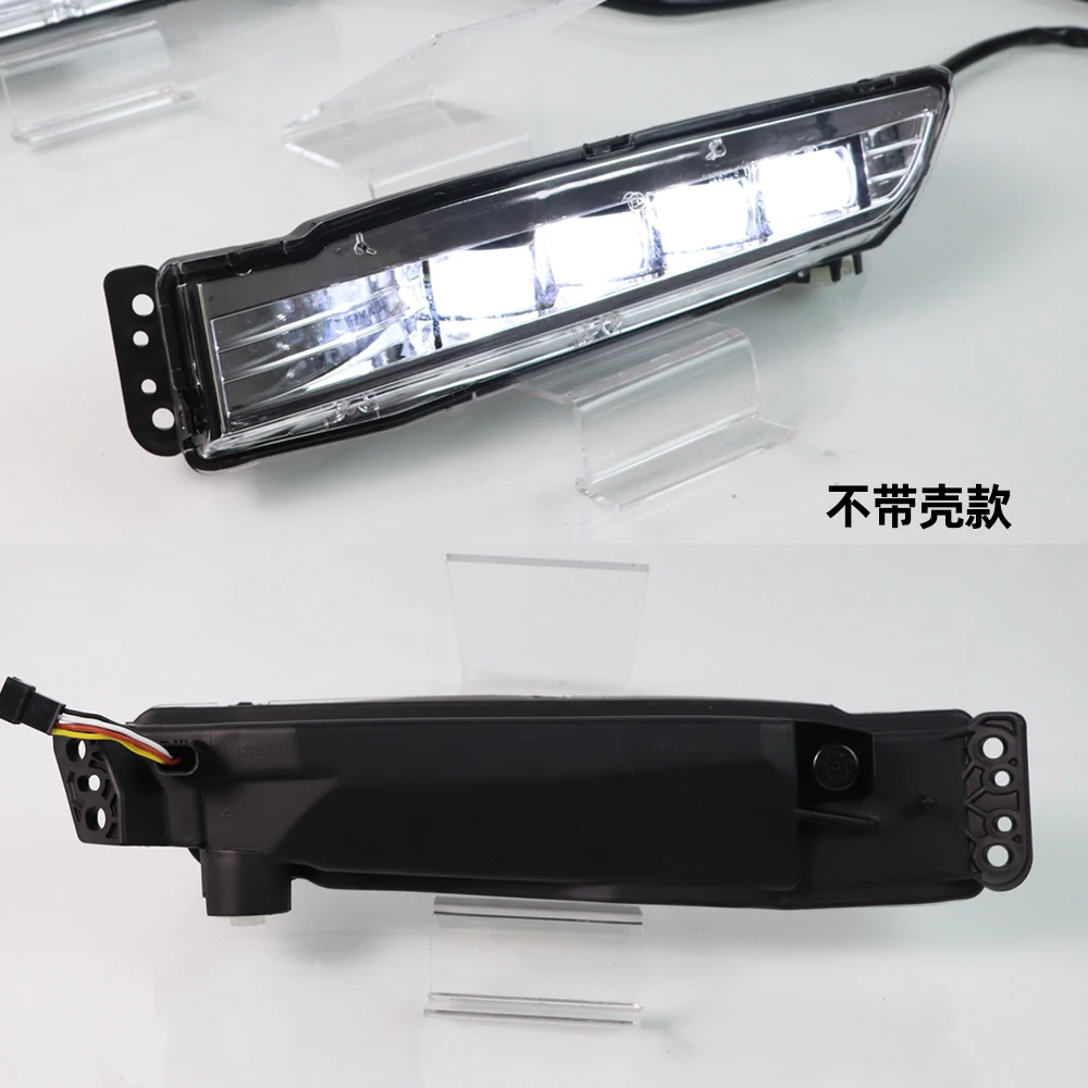 CSCSNL 1 пара, дневной ходовой светильник светодиодный DRL для Honda Accord 10th, противотуманная фара, водительский светильник s, желтый указатель поворота