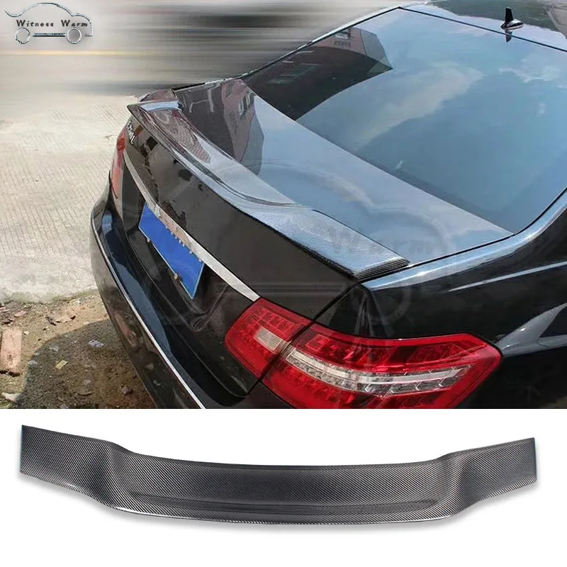 Для Mercedes E CLASS W212 углеродное волокно задний багажник Задняя Крышка багажника губы крыло спойлер 2009-16 Up для Benz