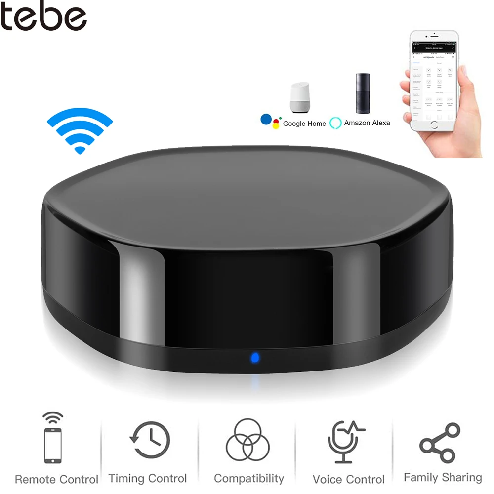 Tuya Universal Wifi Ir Remote Control Wireless Switch Smart Home