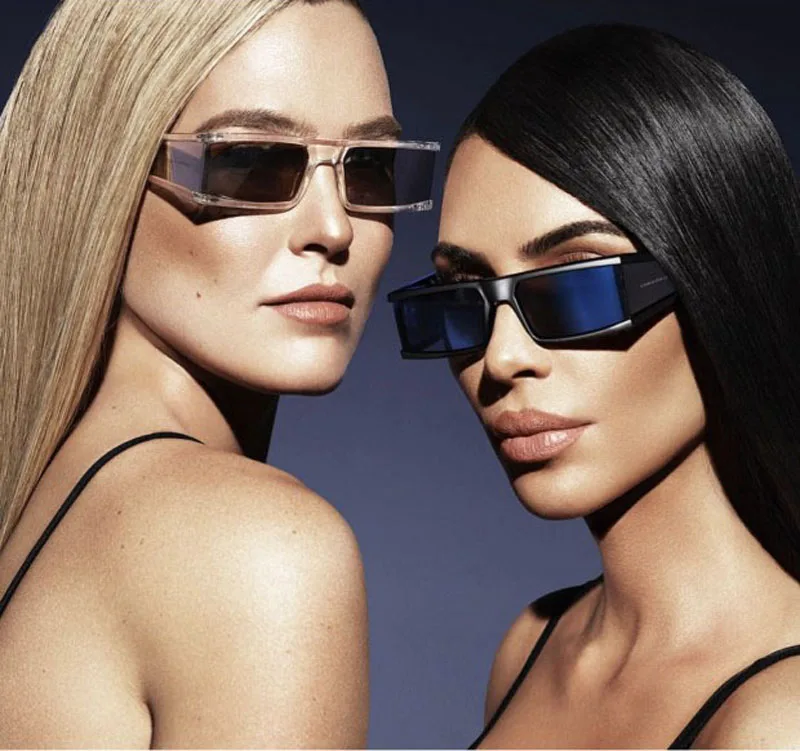 Модные квадратные солнцезащитные очки для женщин Роскошные зеркальные Серебристые черные прозрачные линзы прямоугольные Панк мужские Gafas Оттенки UV400 женские очки