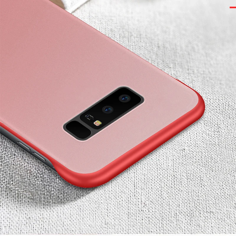 Frameless Transparent Matte Hard Phone Case For Samsung Note 8 9 Case Note 8 Note 9 With Ring Lanyard Back Cover Tpu Pc 2 In 1