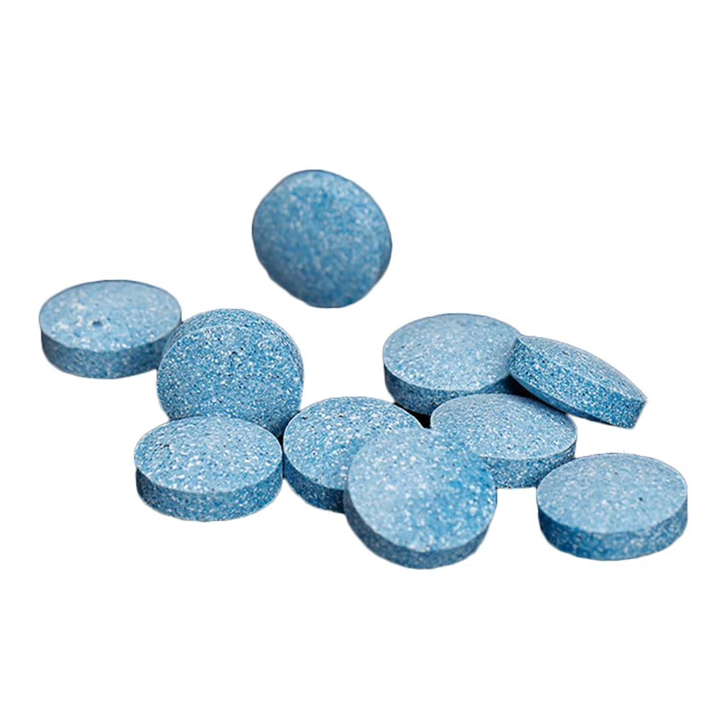 Boao 100 Pieces Car Windshield Glass Concentrated Washer Tablets Solid Car Effervescent Tablets Glass Solid Wiper Cleaning Tablets for Car Kitchen Window