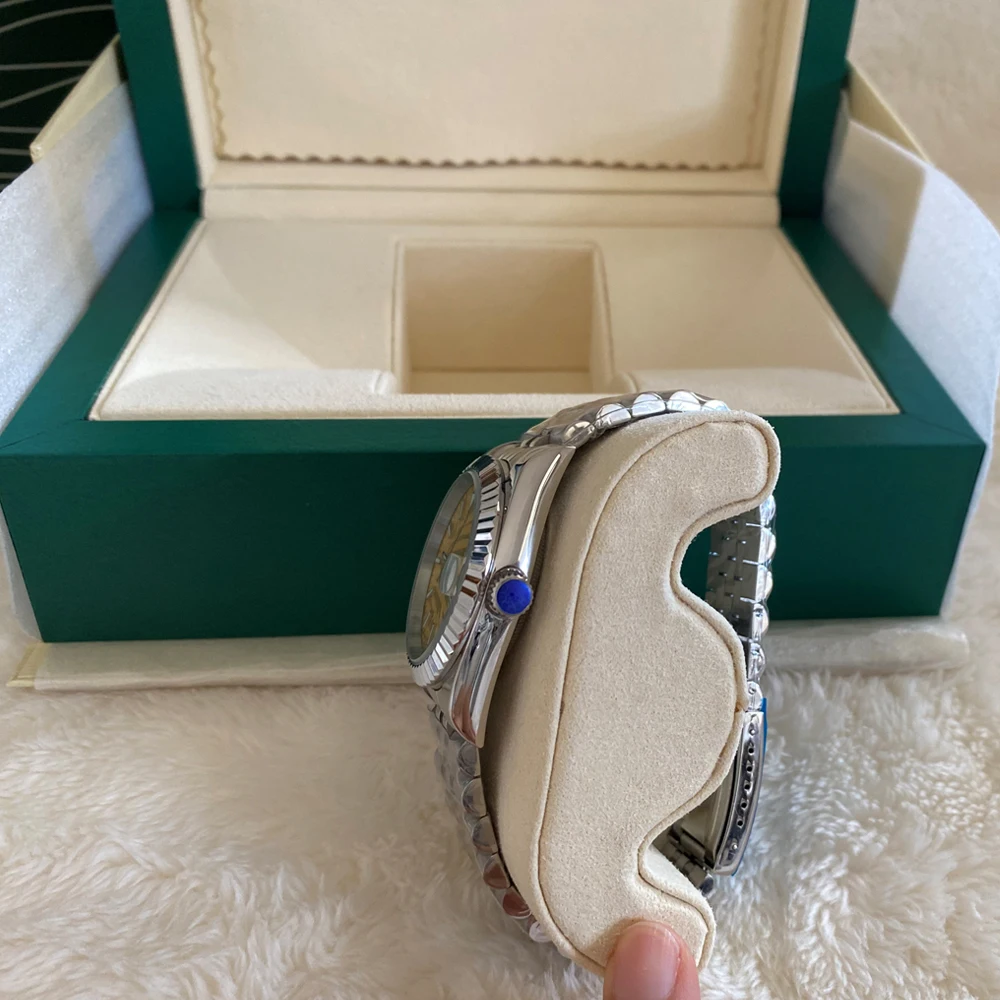 2021 New Men's Watches Automatic Mechanical Sapphire Business Men Stainless Steel Waterproof Watches reloj hombre montre de luxe