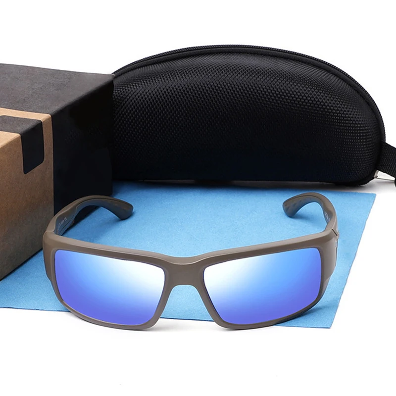 Skup Nowy spolaryzowane okulary mężczyźni jazdy odcienie męskie Fantial marka projekt w stylu Vintage kwadratowe okulary przeciwsłoneczne okulary sportowe dla mężczyzn gogle