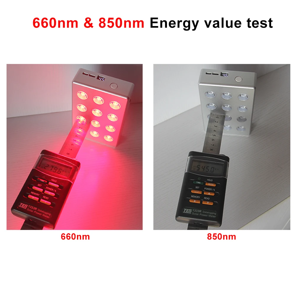  TL12 12W Led Therapy Light Machine Red NIR battery inside Facial Light Therapy Skin Rejuvenation De - 4000284628179