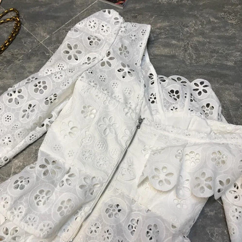 KAMIYING кружевные рубашки блузка женская с длинным рукавом косой воротник с открытыми плечами выдалбливают асимметричные топы Женская сексуальная мода