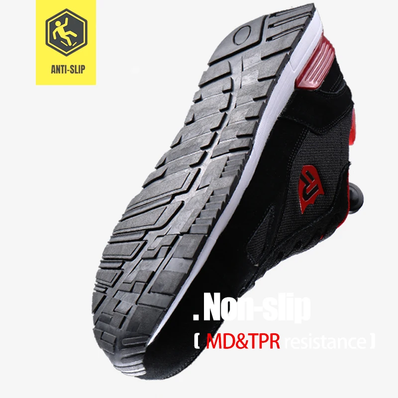 MODYF/Мужская Рабочая обувь со стальным носком; дышащая легкая защитная обувь с защитой от разбивания