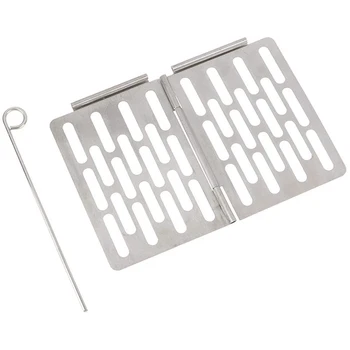 

Portable Camping Non-Stick BBQ Grill Grate (Silver)
