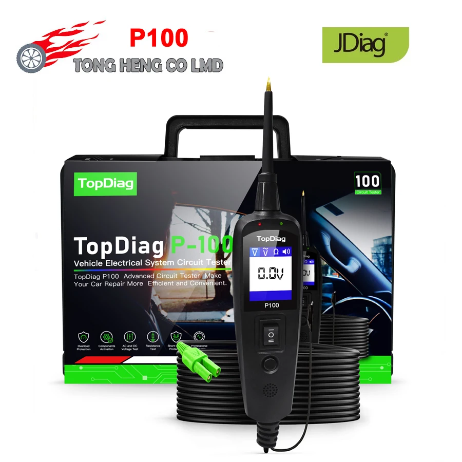 JDiag P100 Power Pro P 100 новое поколение автомобильных электрических систем тестер для