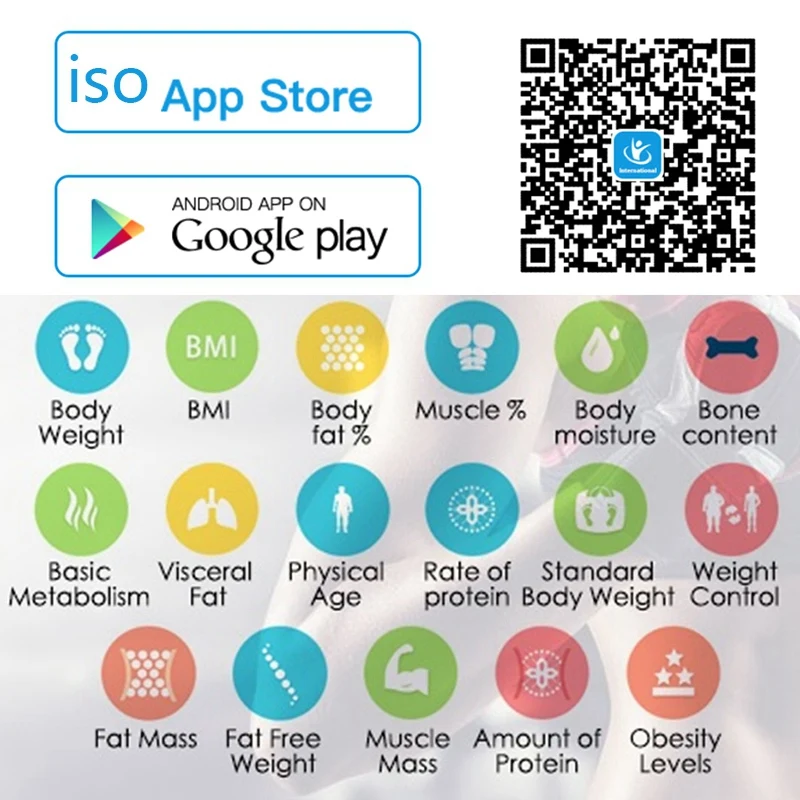 GTBL Bluetooth весы для тела, умные весы Bmi, цифровые весы для ванной комнаты, беспроводные весы, анализатор состава тела с приложением для смартфона