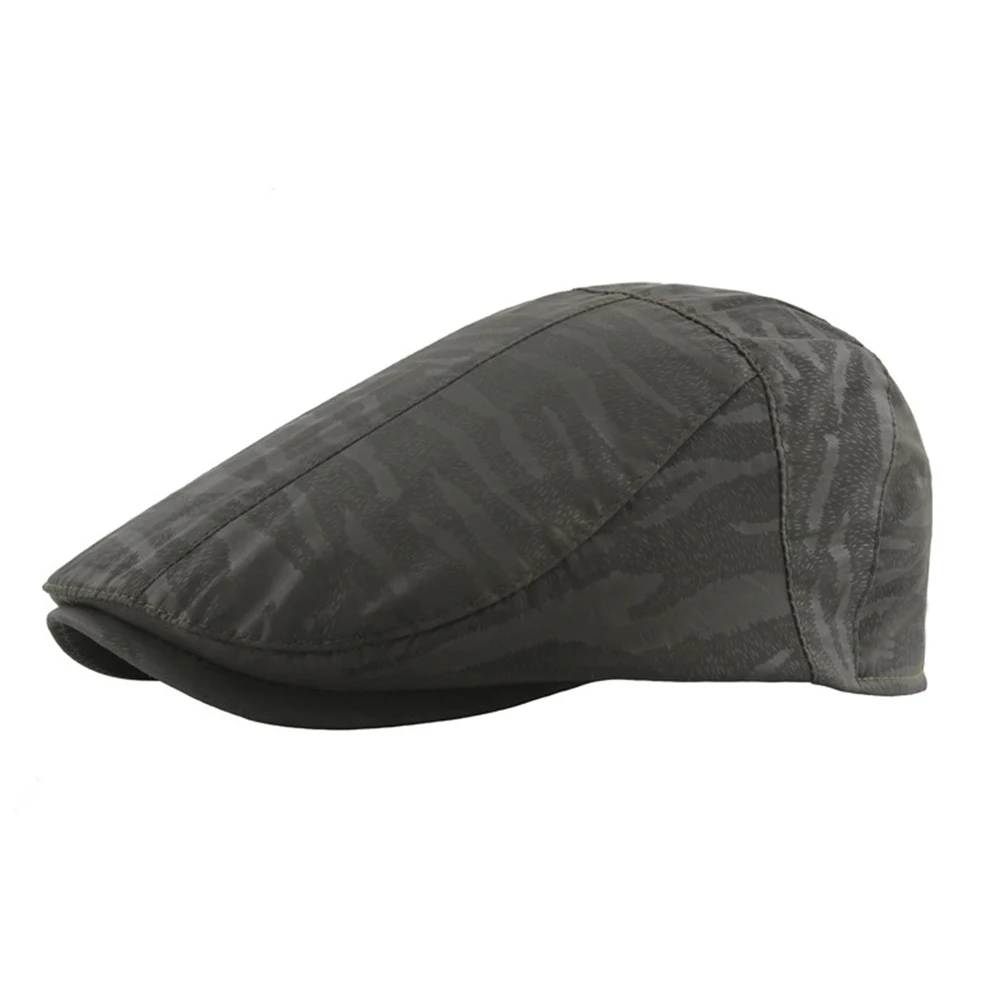 Olive Green Летняя уличная Солнцезащитная быстросохнущая одноцветная вышитая камуфляжная популярная Кепка Регулируемый газетный берет Кепка таксистка плоская кепка Новинка - Цвет: Olive Green
