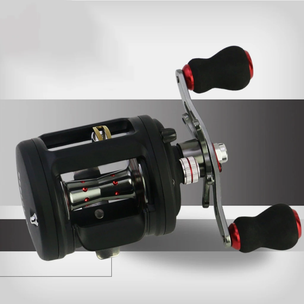Big Game Trolling Round Baitcasting Reel 18+1 BB Level Wind Reel Saltwater 