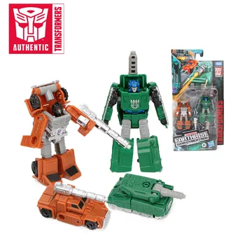 

6.5cm WFC E Micro Military Patrol Transformers Earthrise War for Cybertron Trilogy Micromaster Hot Rod Patrol PVC Action Figure