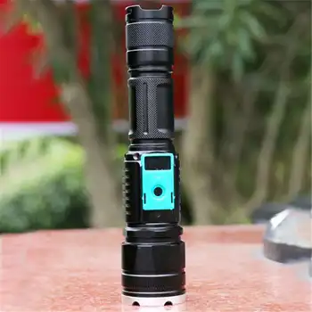 

XANES T6 Zoomable LED Flashlight US Plug DC Rechargeable 5 Modes Waterproof Hunting Work Lamp 18650 Battery Led Torch Lantern